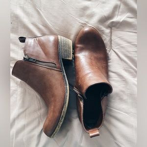 Brown booties- SOLD